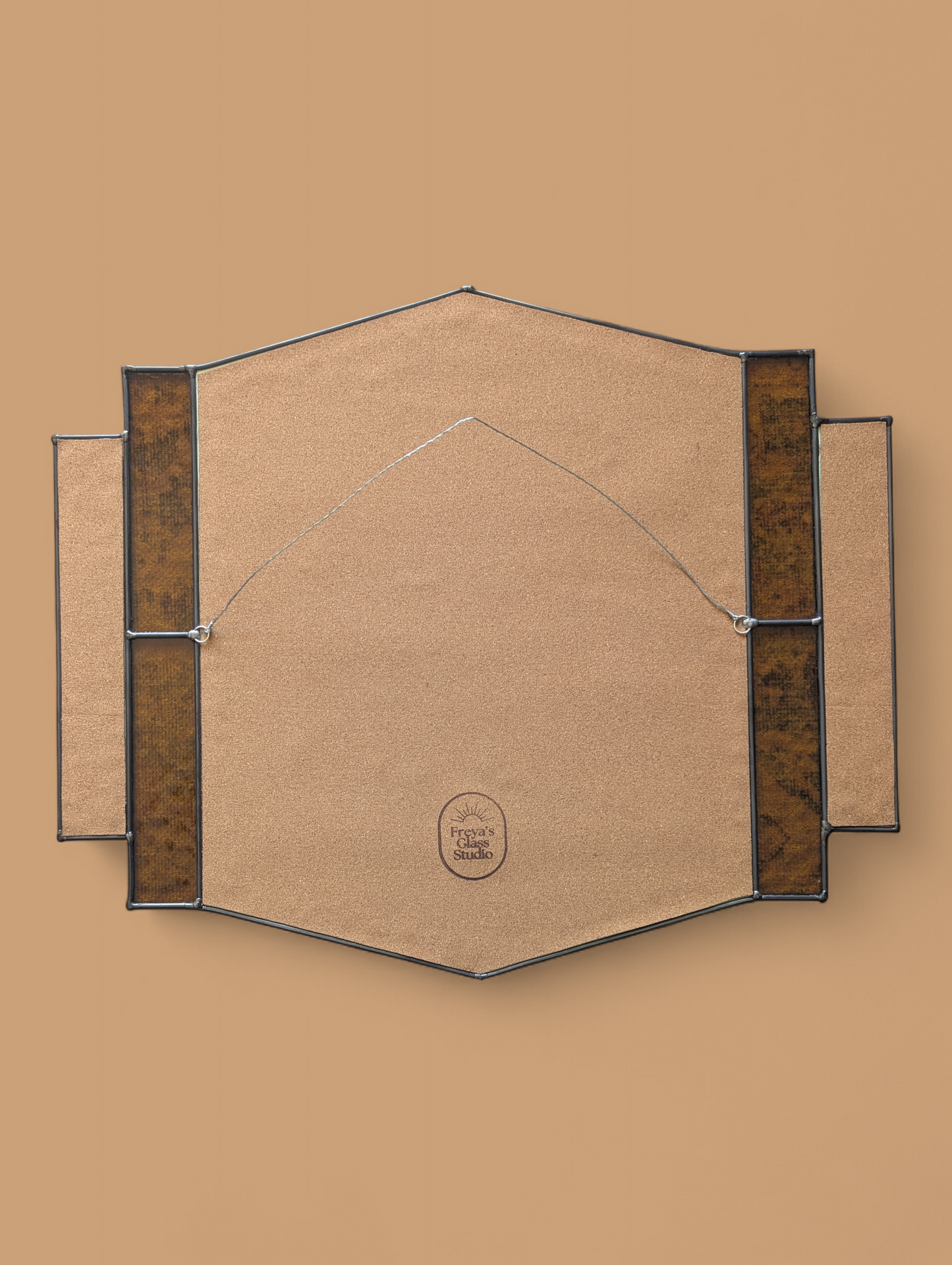 Art Deco Mirror (Amber)